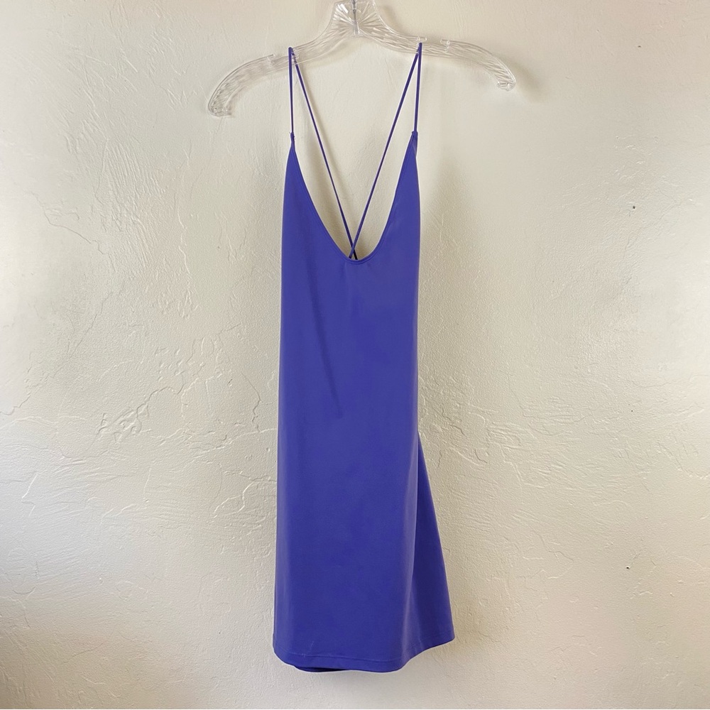 Free People Royal Blue Slip Mini Dress